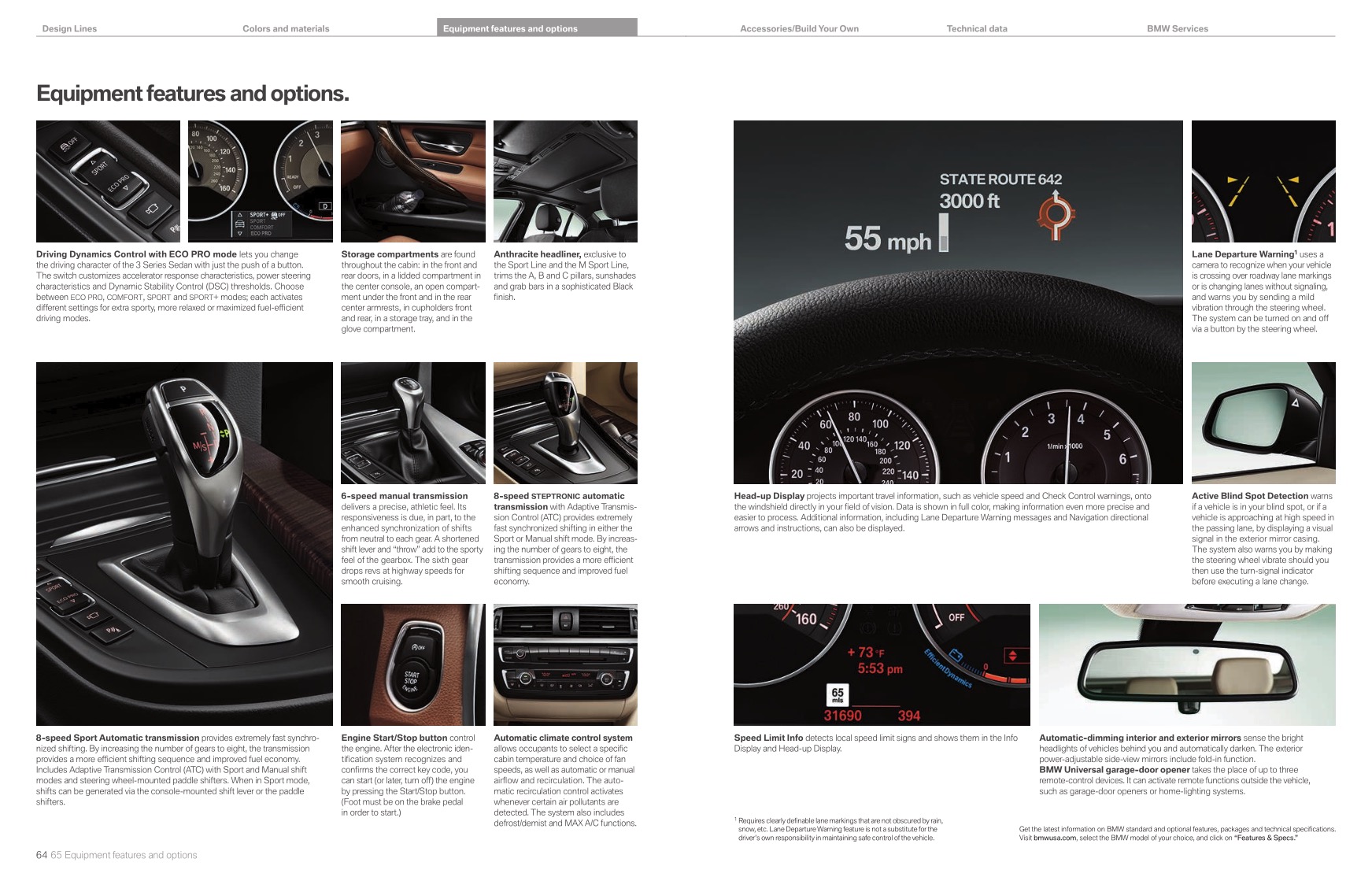 2013 BMW 3 Series Sedan Brochure Page 38